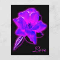 Lumière de néon mauve rose mystique