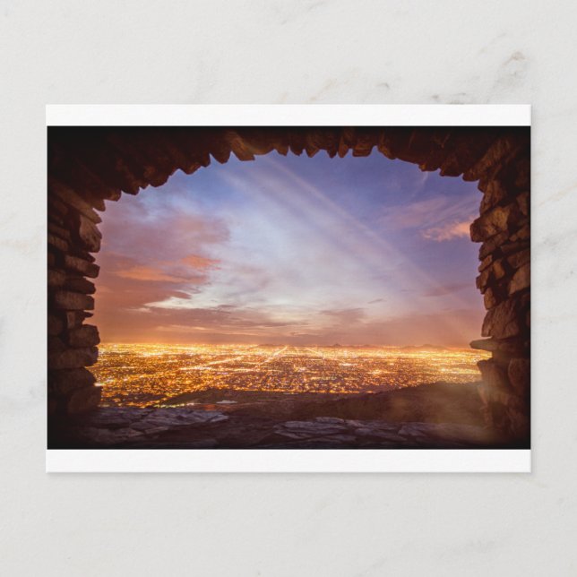 Carte Postale Lumière de ville (Devant)