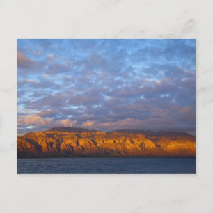 Carte Postale Lumière du matin saluant la Sierra de la Giganta