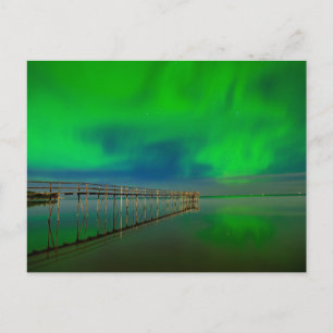 Carte Postale Lumière du Nord   Lac Winnipeg Canada, Manitoba