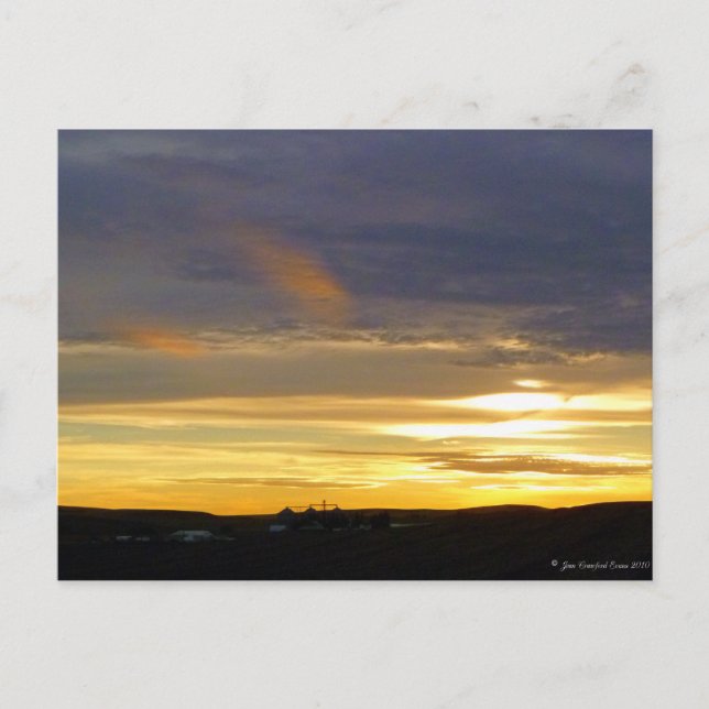 Carte Postale Lumière du soir (Devant)