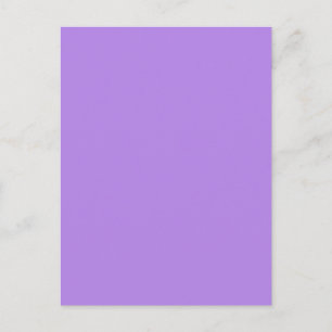 Carte Postale LUMIÈRE PURPLE PASTEL (couleur solide) ~