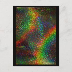 Carte Postale Lumières brillantes Parties scintillant holographi