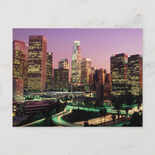 Carte Postale Lumières de nuit de Los Angeles