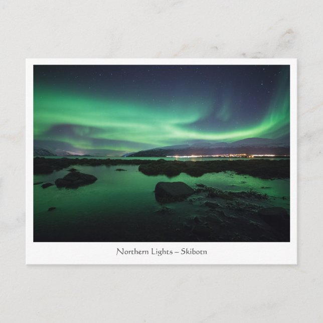 Carte Postale Lumières du Nord (Devant)