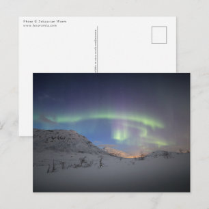 Carte Postale Lumières du Nord