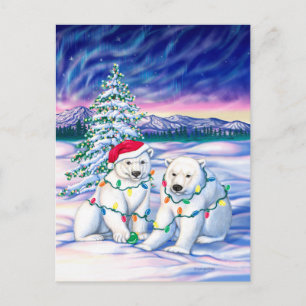 Carte Postale Lumières du Nord