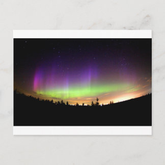 Carte Postale Lumières du Nord Ciel d'Alaska Nuit