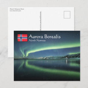 Carte Postale Lumières du Nord Norvège