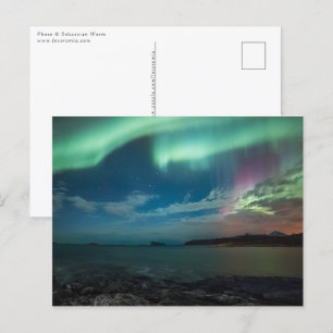 Carte Postale Lumières du Nord Sommarøy