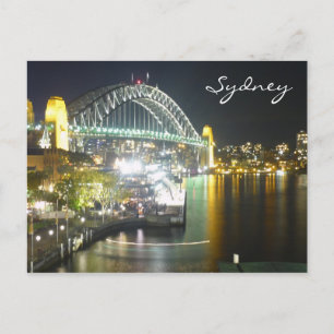 Carte Postale lumières du pont de sydney
