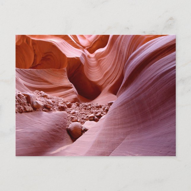 Carte Postale Lumières et rochers dans le canyon (Devant)