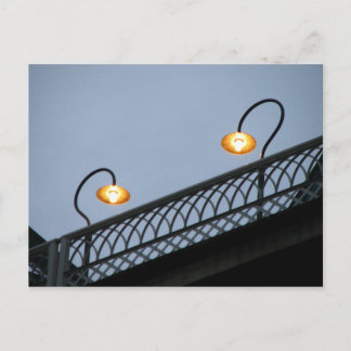 Carte Postale Lumières sur le pont de la rue Walnut