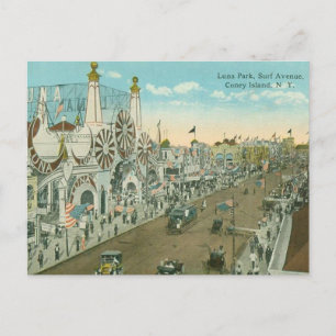 Carte Postale Luna Park Surf Avenue