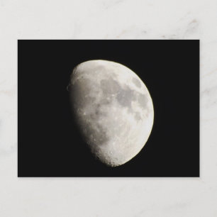 Carte Postale Lune 18 juin 2013 Waxing Gibbous.