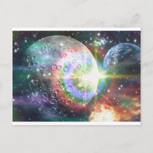 Carte Postale lune arc