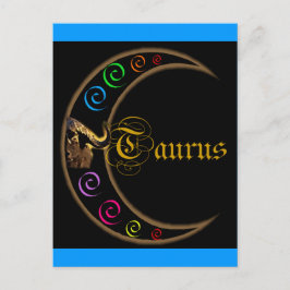 Carte Postale Lune Celestrial de Taurus