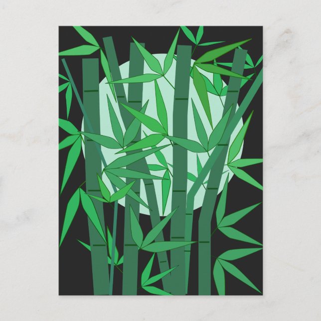 Carte Postale Lune de bambou (Devant)