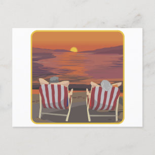 Carte Postale Lune de miel tropicale relaxante