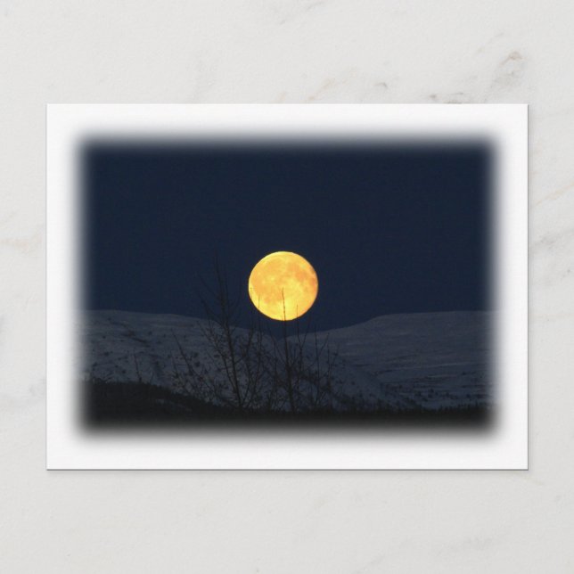Carte Postale Lune de montagne (Devant)
