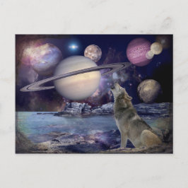 Carte Postale Lune frappée