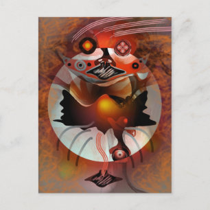 Carte Postale Lune parlée