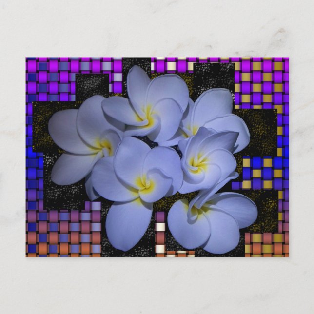 Carte Postale Lune Stardus Plumeria tWeave (Devant)