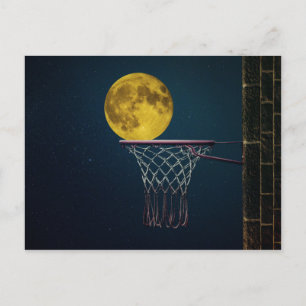 Carte Postale Lune sur le panier