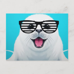 Carte Postale Lunettes de soleil scellées
