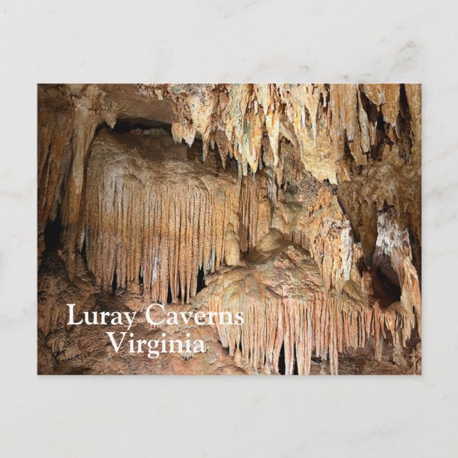 Carte Postale Luray Caverns en Virginie (Devant)