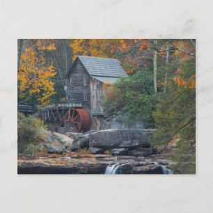 Carte Postale L'Usine Grist Historique Sur Glade Creek 2