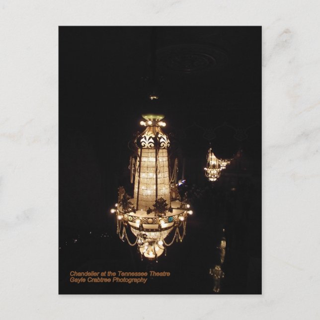 Carte Postale Lustre au Tennessee Theatre (Devant)