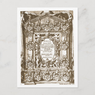 Carte Postale Luther Wittenberg 1558