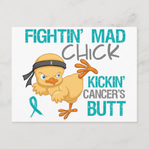 Carte Postale Lutter contre le cancer ovaire des poussins