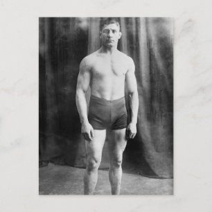Carte Postale Lutteur des Balkans Yussif Hussane, 1915