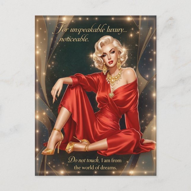 Carte Postale Luxe Vintage (Devant)