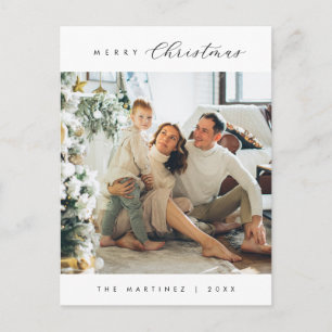 Carte Postale Luxure Moderne, Photo de Famille Noël la Plus Joye