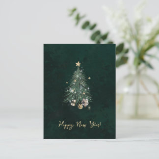 Carte Postale Luxurious, artistic design with a festive tree