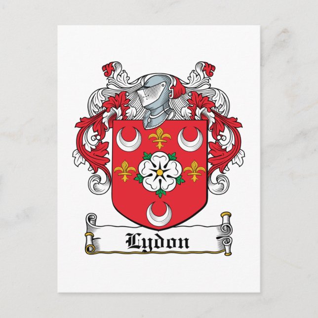 Carte Postale Lydon Family Crest (Devant)