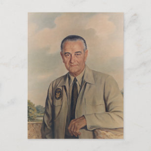 Carte Postale Lyndon B. Johnson - Elizabeth Shoumatoff (1969)