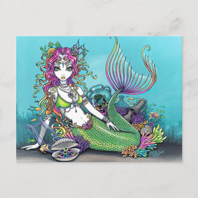Carte Postale Lyra Gothic Mermaid (Devant)