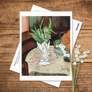 Carte Postale Lys de la Vallée Suzanne Valadon