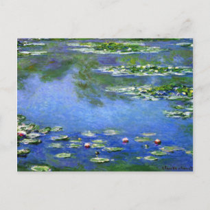 Carte Postale Lys d'eau par Claude Monet