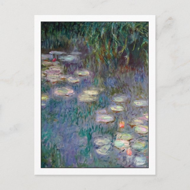 Carte Postale Lys d'eau par Monet (Devant)