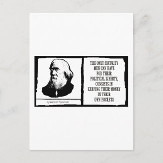 Carte Postale Lysander Spooner