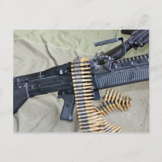 Carte Postale M60 Machine Gun & A Belt