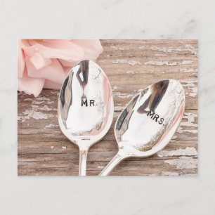 Carte Postale M. And Mrs. Conception de l'écriture de cellules