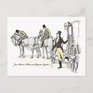 Carte Postale M. Bingley Arrives, Jane Austen Fierté & Préjugés