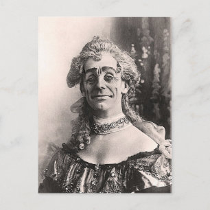 Carte Postale M. Dan Leno en tant que Mère Oie