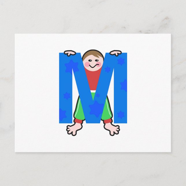 Carte Postale M est pour (Devant)